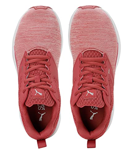 Puma Unisex-Adult NRGY Comet Heartfelt-Rose Dust-White-Silver Running Shoe - 3 UK (19055665)