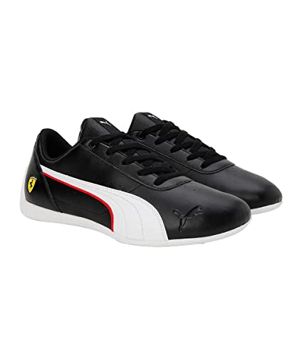 Puma Unisex-Adult Ferrari Neo Cat Black-White Sneaker - 9UK (30754801)