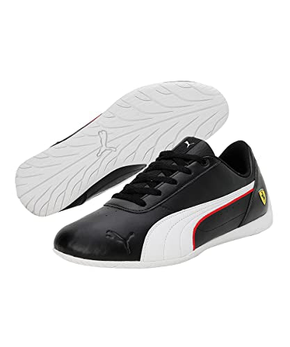Puma Unisex-Adult Ferrari Neo Cat Black-White Sneaker - 9UK (30754801)