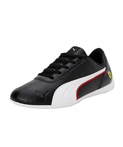Puma Unisex-Adult Ferrari Neo Cat Black-White Sneaker - 9UK (30754801)