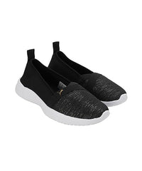 Puma Womens Adelina Space Metallics Black-Gold-White Sneaker - 4UK (38929401)