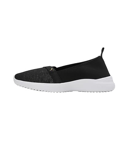 Puma Womens Adelina Space Metallics Black-Gold-White Sneaker - 4UK (38929401)
