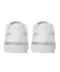 Puma Girls Carina 2.0 Mermaid Jr White-Hero Blue-Silver Sneaker - 6UK (38974201)