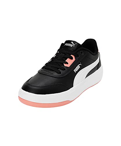 Puma Womens Tori Black-White-Hibiscus Flower-Silver Sneaker - 8UK (38302612)