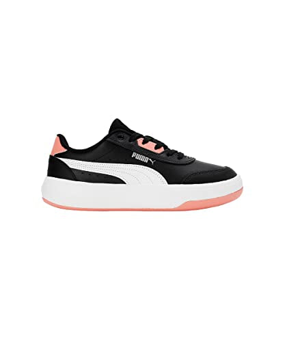 Puma Womens Tori Black-White-Hibiscus Flower-Silver Sneaker - 8UK (38302612)