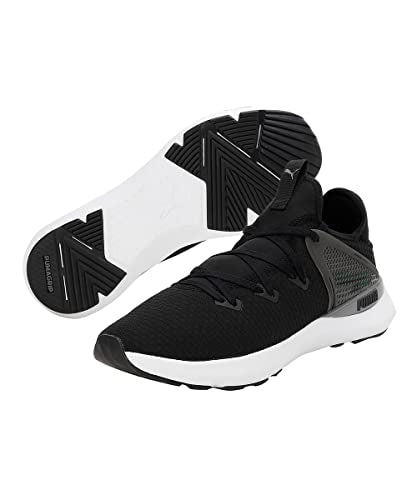 Puma Mens Pure XT Fresh Black-Cool Dark Gray-White Training Shoe - 8 UK (37727605)