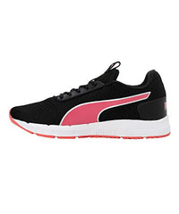 Puma Womens Fast Lane WN's Black-Sunset Pink-Silver Running Shoe - 6UK (37818406)