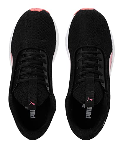 Puma Womens Fast Lane WN's Black-Sunset Pink-Silver Running Shoe - 6UK (37818406)