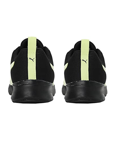 Puma Mens Ampi Black-Pistachio Running Shoe - 8 UK (38135405)