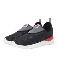Puma Unisex-Kid Barney Junior Black-High Risk Red-Castlerock Sneaker - 6UK (39187402)