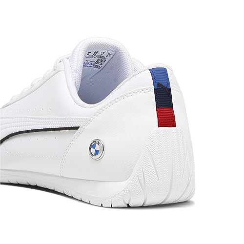 Puma Unisex-Adult BMW MMS Neo Cat White-White-Black Sneaker - 7 UK (30730906)