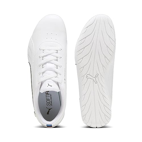Puma Unisex-Adult BMW MMS Neo Cat White-White-Black Sneaker - 7 UK (30730906)
