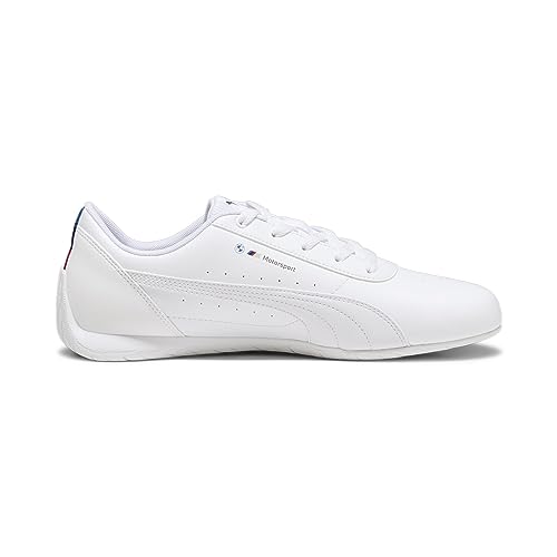 Puma Unisex-Adult BMW MMS Neo Cat White-White-Black Sneaker - 7 UK (30730906)