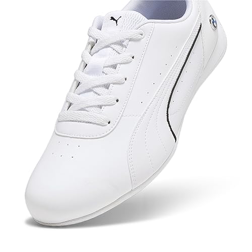 Puma Unisex-Adult BMW MMS Neo Cat White-White-Black Sneaker - 7 UK (30730906)
