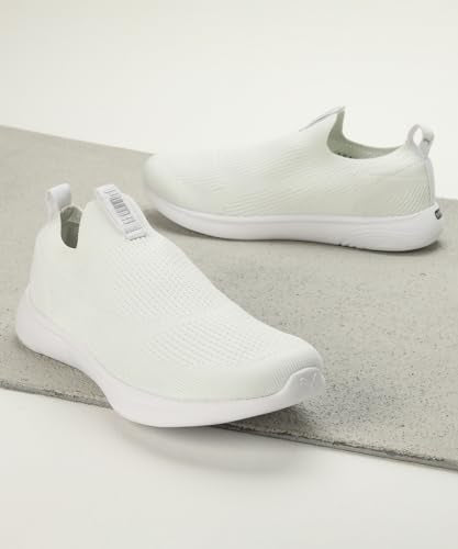 Puma Mens Softride Clean V2 White-Silver Running Shoe - 8 UK (19514106)