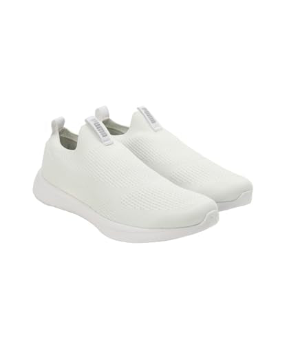 Puma Mens Softride Clean V2 White-Silver Running Shoe - 8 UK (19514106)