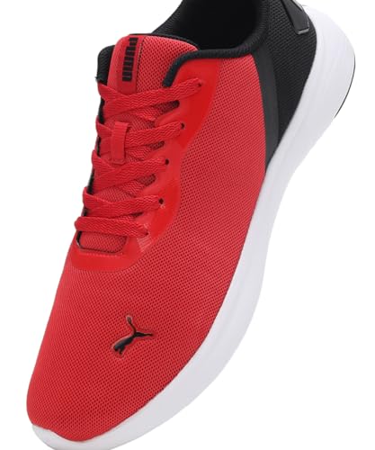 Puma Mens Softride EcoGryph Black-for All Time Red Running Shoe - 6 UK (31055105)