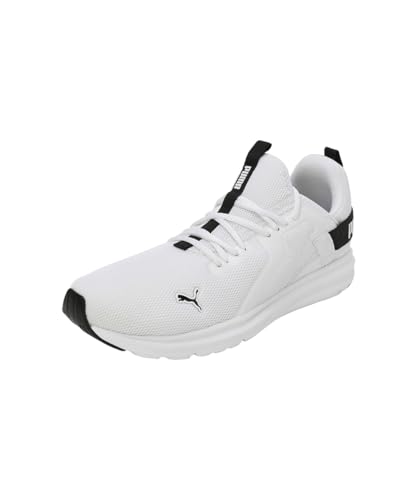 Puma Mens Enzo Stridance Black-White Running Shoe - 10 UK (31058705)
