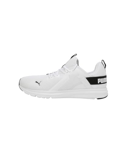 Puma Mens Enzo Stridance Black-White Running Shoe - 10 UK (31058705)