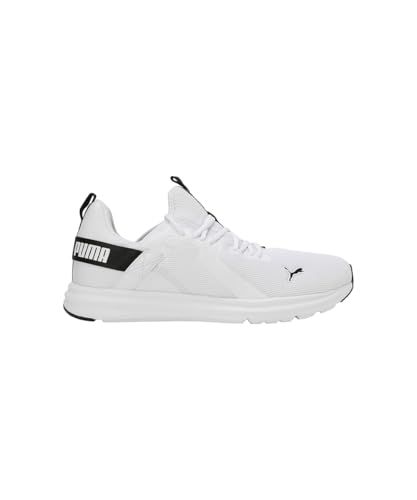 Puma Mens Enzo Stridance Black-White Running Shoe - 10 UK (31058705)