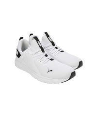 Puma Mens Enzo Stridance Black-White Running Shoe - 10 UK (31058705)