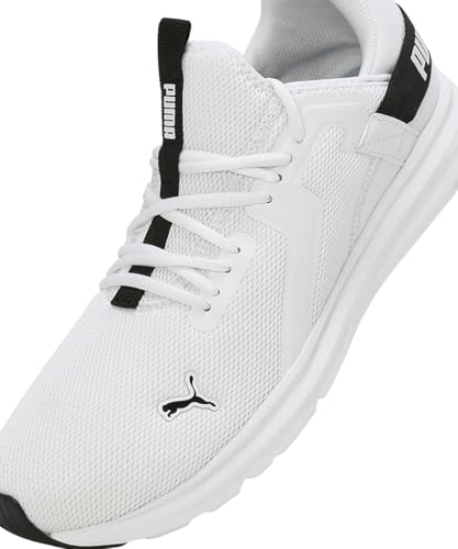 Puma Mens Enzo Stridance Black-White Running Shoe - 10 UK (31058705)