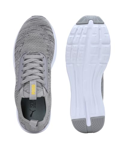 Puma Men, Ziggy IDP, Concrete Gray-Dark Coal-Yellow Sizzle, Sneaker, 7UK, (31058403)