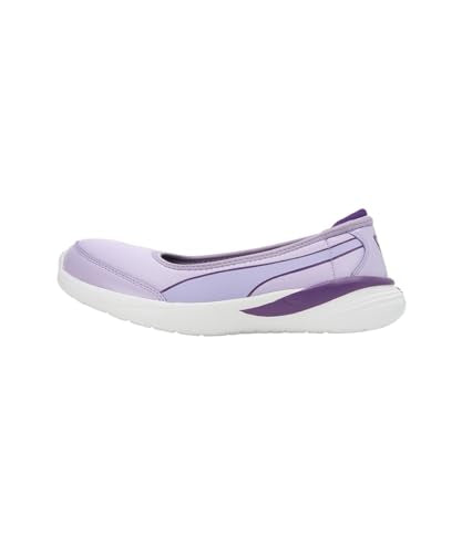 Puma Womens Flaira Softride Sporty Vivid Violet-Purple Pop-White Sneaker - 4 UK (39492302)