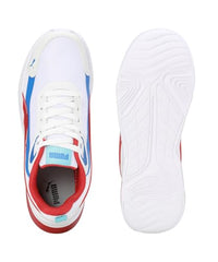 Puma Mens Rungryp Warm White-Red-Racing Blue Sneaker - 8 UK (39717305)