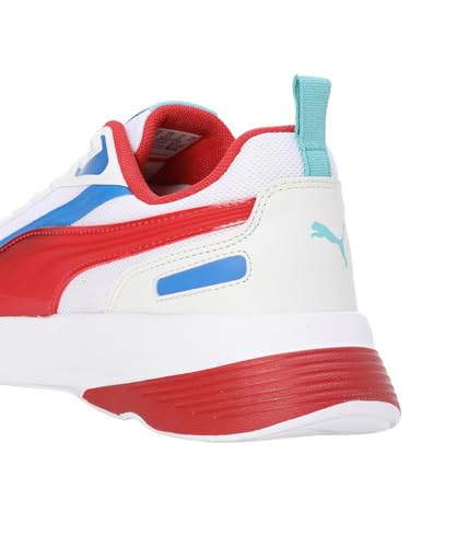 Puma Mens Rungryp Warm White-Red-Racing Blue Sneaker - 8 UK (39717305)