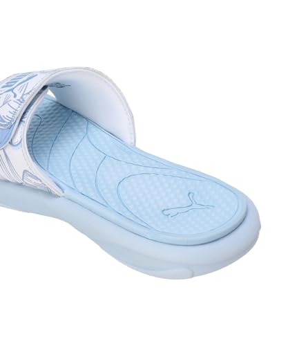 Puma Womens RoyalcatComfortSoftrideWnsV1 Icy Blue-Blissful Blue-Regal Blue Slide - 6 UK (39584201)