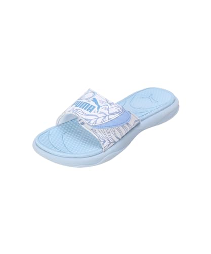 Puma Womens RoyalcatComfortSoftrideWnsV1 Icy Blue-Blissful Blue-Regal Blue Slide - 6 UK (39584201)
