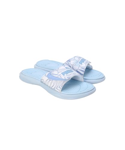 Puma Womens RoyalcatComfortSoftrideWnsV1 Icy Blue-Blissful Blue-Regal Blue Slide - 6 UK (39584201)