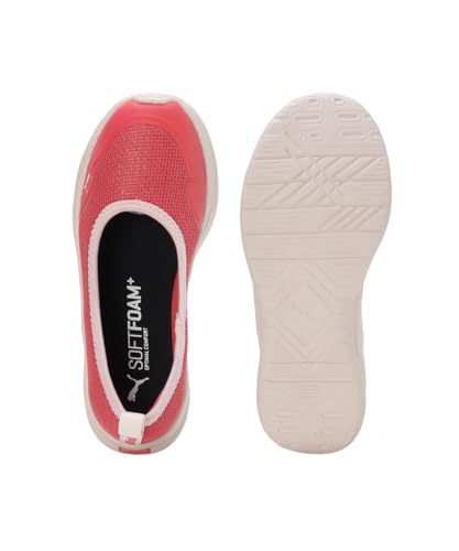 Puma Girls Sienna Softride JR Electric Blush-Frosty Pink Sneaker - 3 UK (39465502)