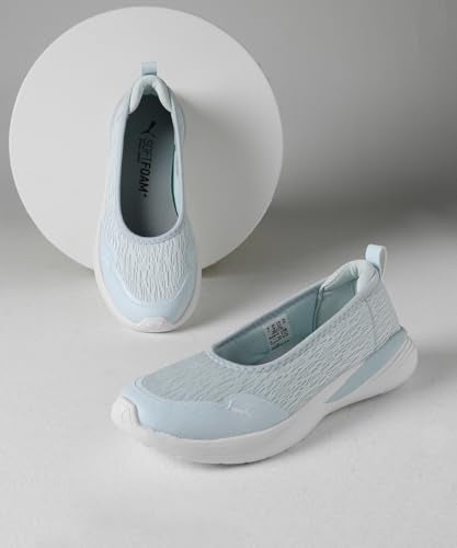Puma Womens SiennaSoftrideBallerina Blissful Blue-ICY Blue-White Sneaker - 7 UK (39463602)