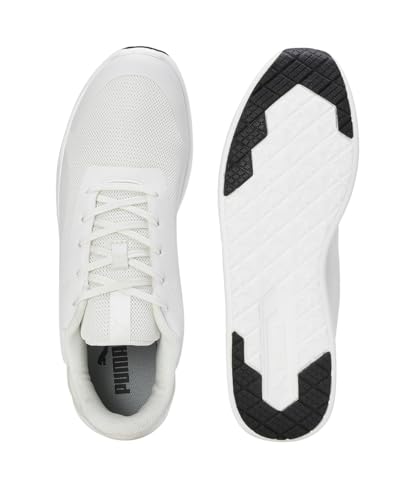 Puma Mens Technner Warm White-Vapor Gray-White Sneaker - 8 UK (39583501)