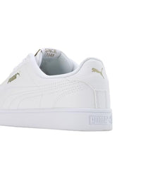Puma Mens Shuffle Ultra White-Metallic Gold Sneaker - 9 UK (39721901)
