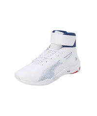 Puma Unisex-Adult, BMW MMS A3rokart Mid, White-Cool Cobalt, Sneaker, 8UK, (30823502)