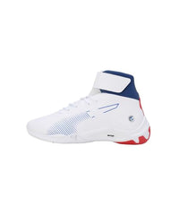 Puma Unisex-Adult, BMW MMS A3rokart Mid, White-Cool Cobalt, Sneaker, 8UK, (30823502)