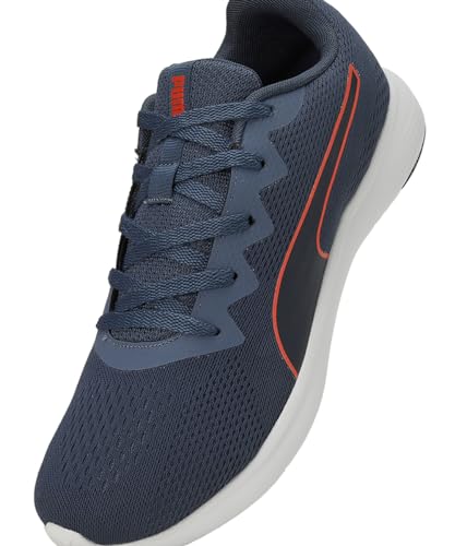 Puma , Men, Softride Vital Eng Mesh, Inky Blue-Persian Blue-Hot Heat, Sneaker, 7UK, (31058102)