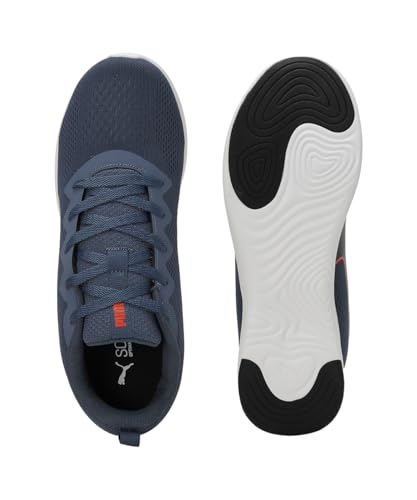 Puma , Men, Softride Vital Eng Mesh, Inky Blue-Persian Blue-Hot Heat, Sneaker, 7UK, (31058102)