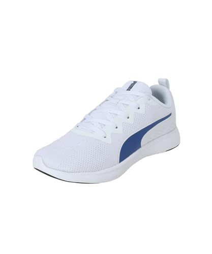 Puma Mens Softride Vital Eng Mesh White-Cool Dark Gray-Clyde Royal Running Shoe - 9 UK (31058103)
