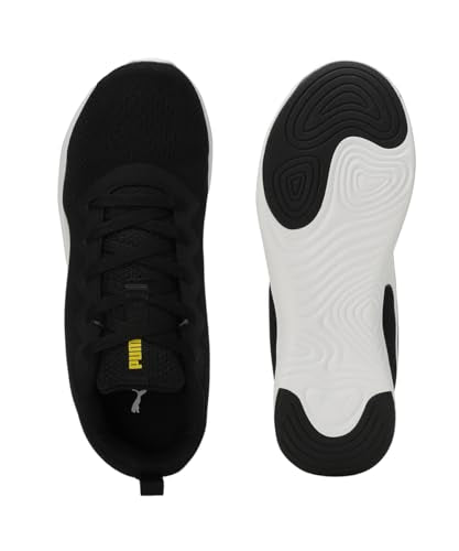 Puma Men, Softride Vital Eng Mesh IDP, Black-White-Lemon Meringue, Sneaker, 6UK, (31058101)