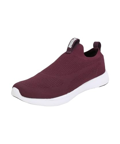 Puma Womens Softride Clean V2 WNS Grape Wine-White Running Shoe - 6 UK (31070250)