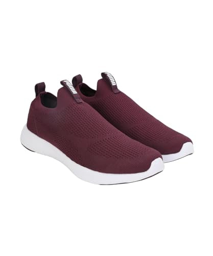 Puma Womens Softride Clean V2 WNS Grape Wine-White Running Shoe - 6 UK (31070250)