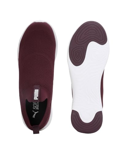 Puma Womens Softride Clean V2 WNS Grape Wine-White Running Shoe - 6 UK (31070250)