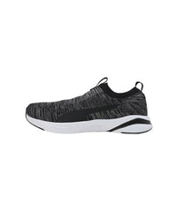 Puma Mens Softride Rift Runlyn Knit Black-Cool Dark Gray-Lemon Meringue Running Shoe - 11 UK (31075601)