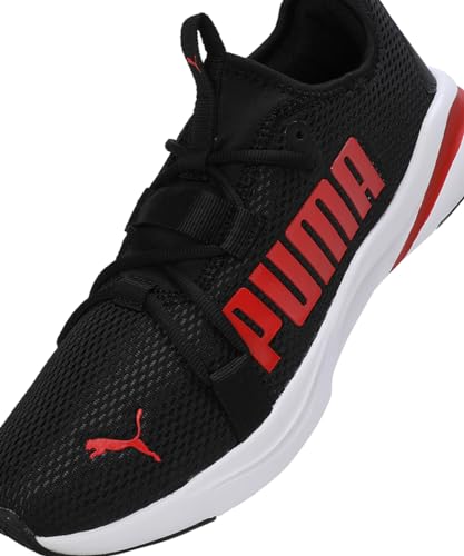 Puma Mens Softride Rift Runlyn Slipon Black-for All Time Red Running Shoe - 8 UK (31076602)