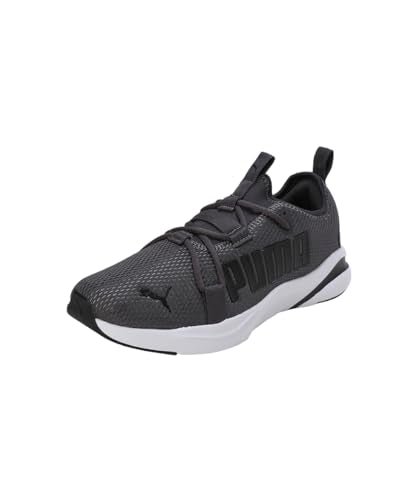 Puma Mens Softride Rift Runlyn Slipon Dark Coal-Black Running Shoe - 10 UK (31076603)