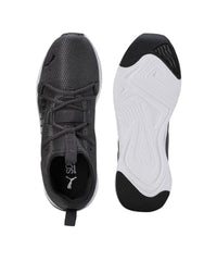 Puma Mens Softride Rift Runlyn Slipon Dark Coal-Black Running Shoe - 10 UK (31076603)